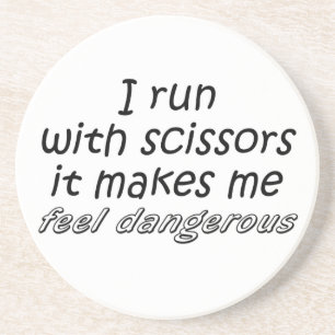 Funny quotes unique birthday gifts humor joke sandstone coaster