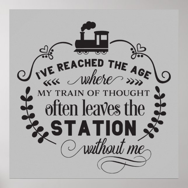 funny quotes word art poster (Front)