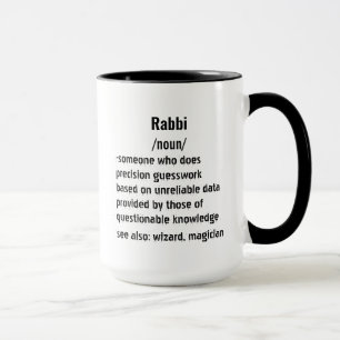 funny Rabbi Definition gifts for men women Mug
