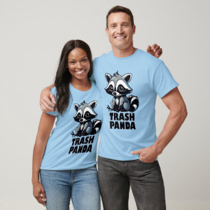 Funny Raccoon Animals Trash Panda Jokes Gifts T-Shirt