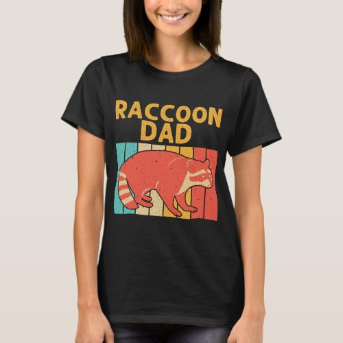 Funny Raccoon Design For Dad Grandpa Men Raccoon L T_Shirt