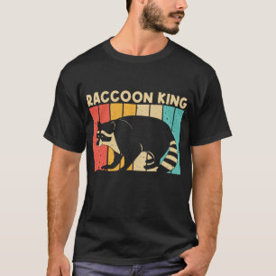 Funny Raccoon Design For Men Boys Dad Common Racco T-Shirt