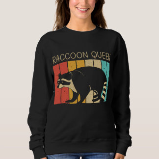 Funny Raccoon Design For Women Girls Common Raccoo Sweatshirt