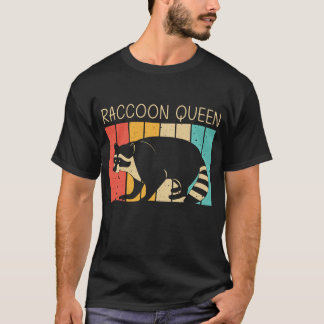 Funny Raccoon Design For Women Girls Common Raccoo T-Shirt
