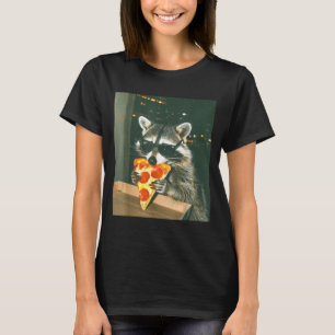 Funny Raccoon Eating Zza Animal Meme Men Women Kid T-Shirt