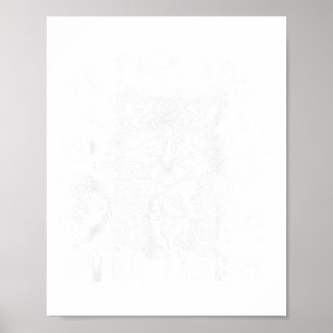 Funny Raccoon I’d Ck You Over Trash Valentines Day Poster