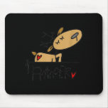 Funny Raccoon Santa Hat Christmas Tree Lights Paja Mouse Pad