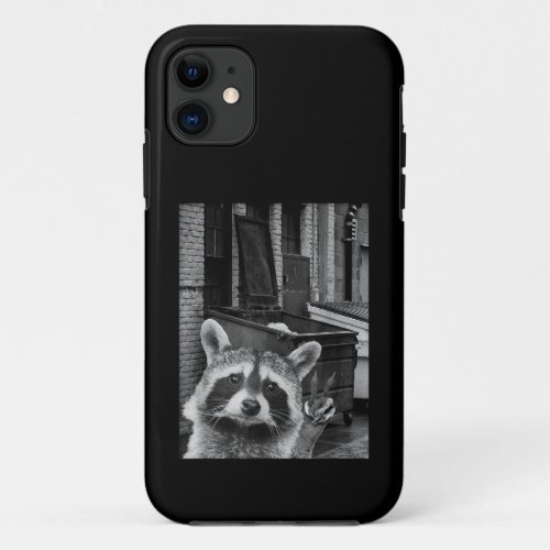 Funny Raccoon Selfie Raccoon Funny Raccoon iPhone 11 Case
