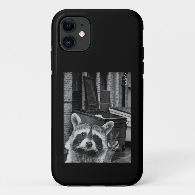 Funny Raccoon Selfie Raccoon Funny Raccoon Case-Mate iPhone Case (Back)