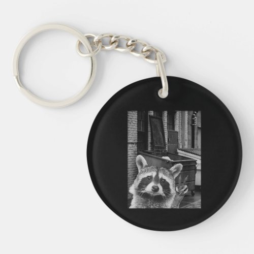 Funny Raccoon Selfie Raccoon Funny Raccoon Keychain