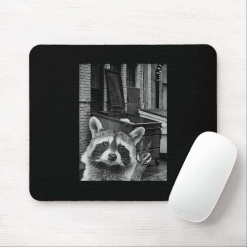 Funny Raccoon Selfie Raccoon Funny Raccoon Mouse Pad
