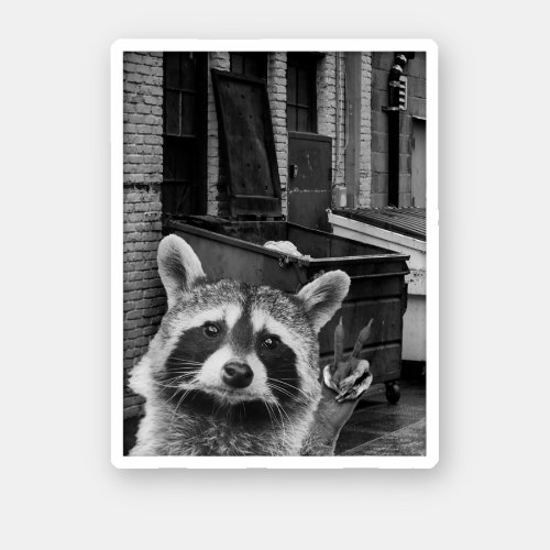 Funny Raccoon Selfie Raccoon Funny Raccoon Sticker