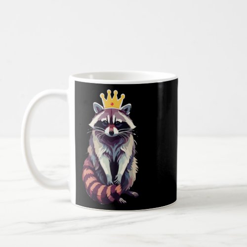 funny raccoon shirt coffee mug
