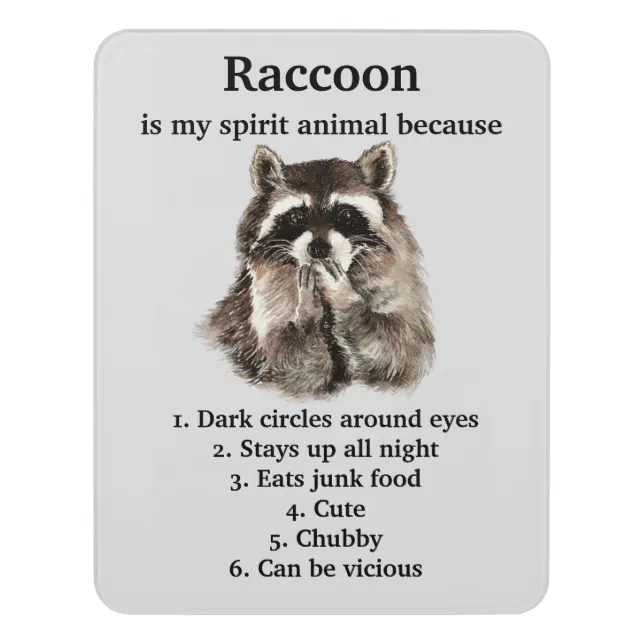 https://rlv.zcache.com/funny_raccoon_spirit_animal_humor_cute_watercolor_door_sign-r4e85a98a13204deebef670075bb0279d_6vj7r_644.webp?rlvnet=1