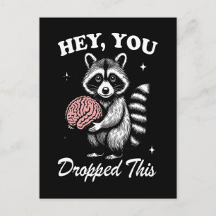 Funny Raccoon T-Shirt for Animal Lover Gift Postcard