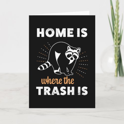 Funny Raccoon Trash panda Racoon Gift Card