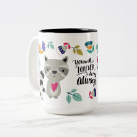 Funny Raccoon Valentine's Day Gift Mugs