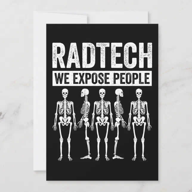 Radlab Humor Funny Radiologist Joke Radiology Humor Rad Tech Invitation | Zazzle