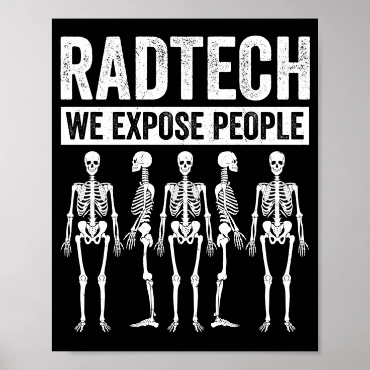 Funny Radiologist Joke Radiology Humor Rad Tech Poster Zazzle