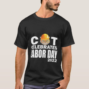 Funny Ragdoll Cat Celebrates Labor Day 4Th Of July T-Shirt