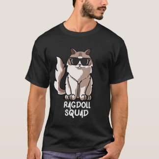 Funny Ragdoll Cat Squad Mom for Christmas T-Shirt