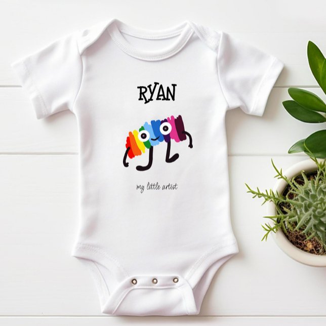 Funny rainbow  baby bodysuit (Creator Uploaded)