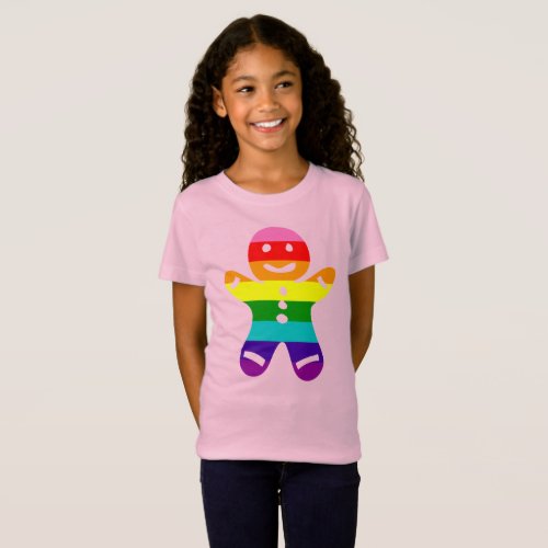 Funny Rainbow Christmas Cookie T_Shirt