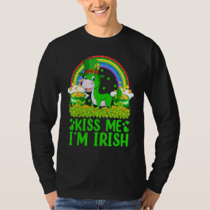 Funny Rainbow Kiss Me I'm Irish Mule St Patrick's T-Shirt