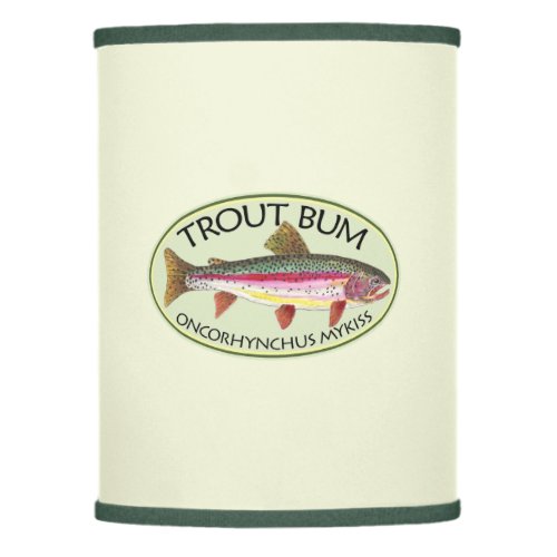 Funny Rainbow Trout Bum Lamp Shade