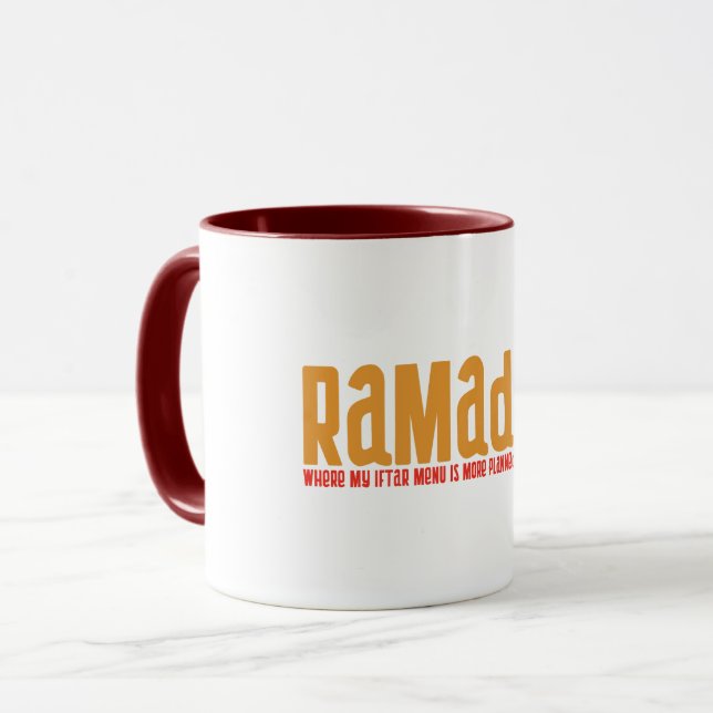 Funny Ramadan Gift Mug (Front Left)
