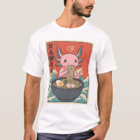 Funny Ramen Axolotl Noodle Lover Cute Creature
