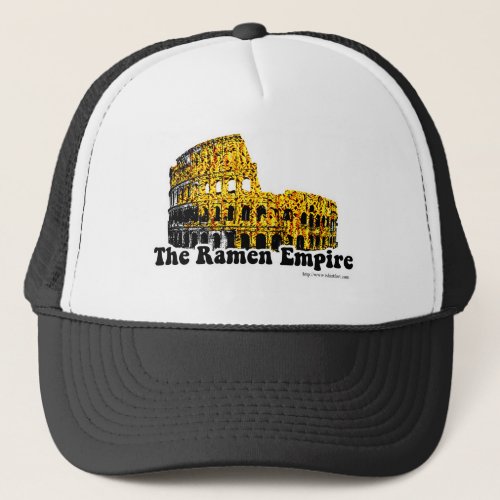 Funny Ramen Empire Travel Parody Art Trucker Hat