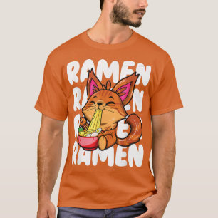 Funny ramen noodles main coon ramen cat kawaii T-Shirt