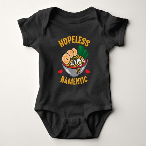 Funny Ramen Noodles Pun Romantic Lover Baby Bodysuit
