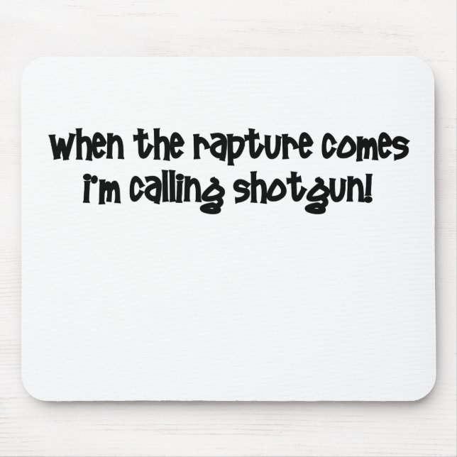 Funny rapture mouse pad (Front)