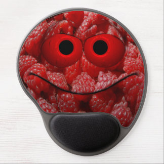 Funny Raspberry Emoticon Gel Mouse Pad