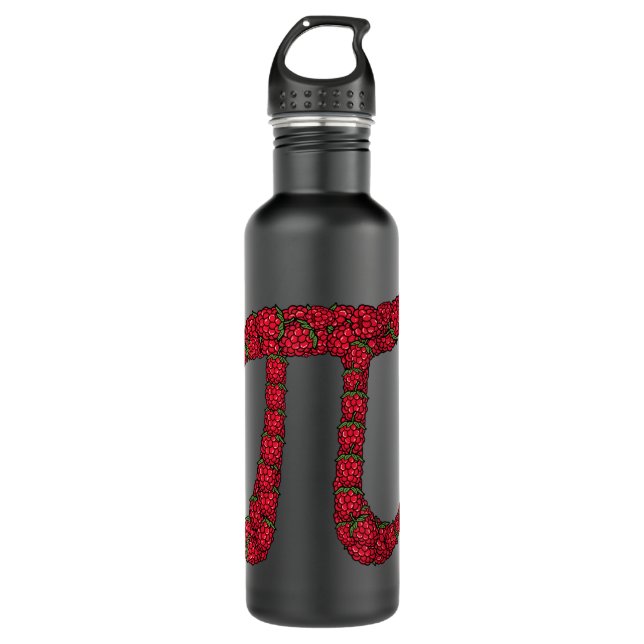 Funny Raspberry Pi Shirt Pie Day Math Lover Studen Stainless Steel Water Bottle (Front)