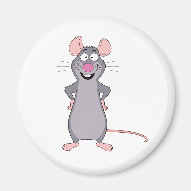 funny rat magnet (Front)