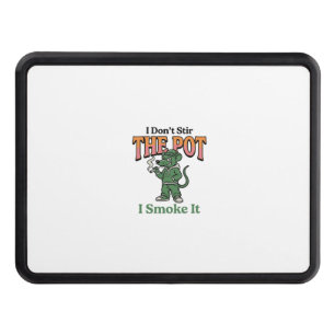 Funny Rat Pot Quote Vintage Engraving Design_1 Hitch Cover
