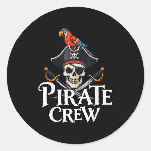 Funny Rate Crew Halloween Costume Shirt Classic Round Sticker