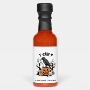 Funny Raven, F-Caw-F, Skull Raven, Gothic Crow Hot Sauces