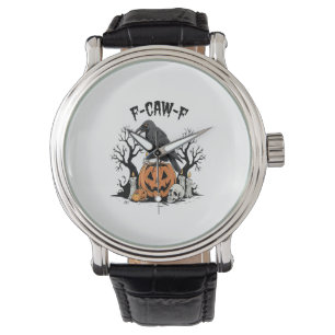 Funny Raven, F-Caw-F, Skull Raven, Gothic Crow Watch