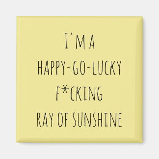 Funny Ray of Sunshine Quote Magnet