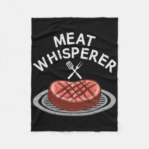 Funny Rbecue Meat Art For Men Women Rbeque Bbq Lov Fleece Blanket