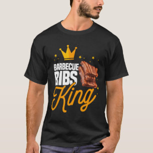 Funny Rbecue Ribs King Bbq Meat Season Matching Fo T-Shirt
