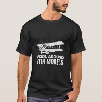 Funny Rc Model Airplane Prop Plane Pilot Gift T-Shirt