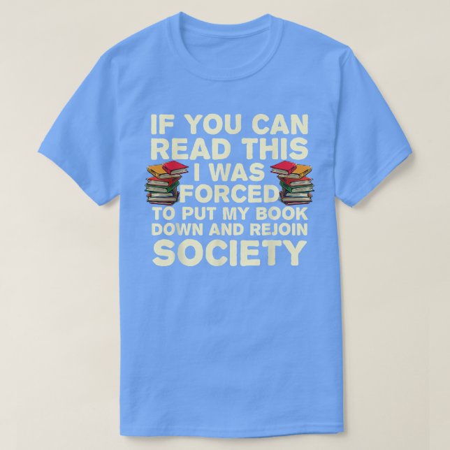 Funny Read Books Lover For Men Women Bookaholic Bo T-Shirt (Design Front)