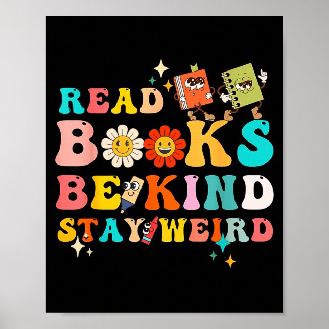 Funny reader book quote design for reading lover poster (Front)