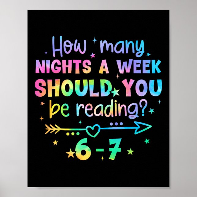 Funny Reading 67 Teacher Six Seven Reading 6 7 Boo Poster (Front)