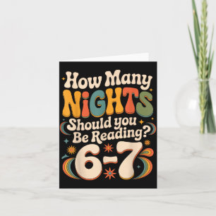 Funny Reading 6 7 Six Seven Meme Englieacher Book Card